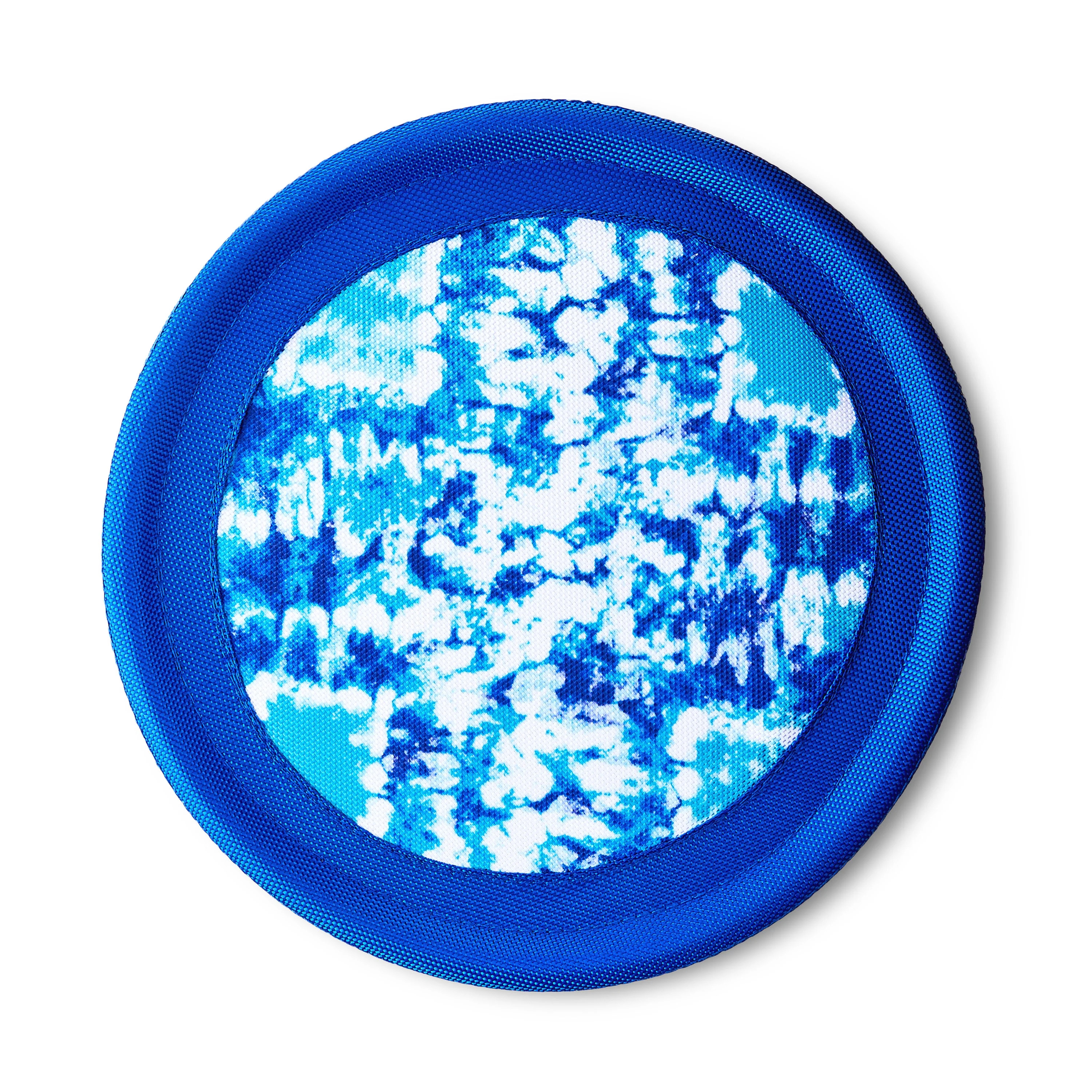 Vibrant Life 10" Pet Flying Disc, Blue Tie Dye, Nylon | Walmart (US)