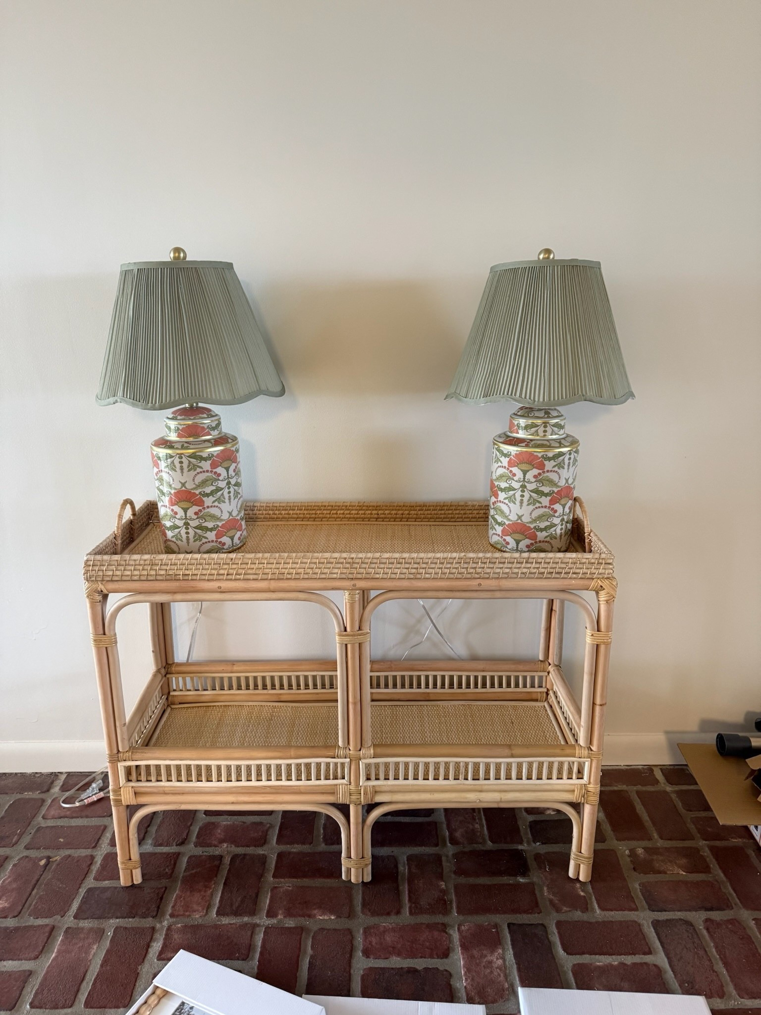 Loving this table from Amazon and lamps from TJ Maxx!! Work in progress but loving so far! 

#LTKFindsUnder100 #LTKHome