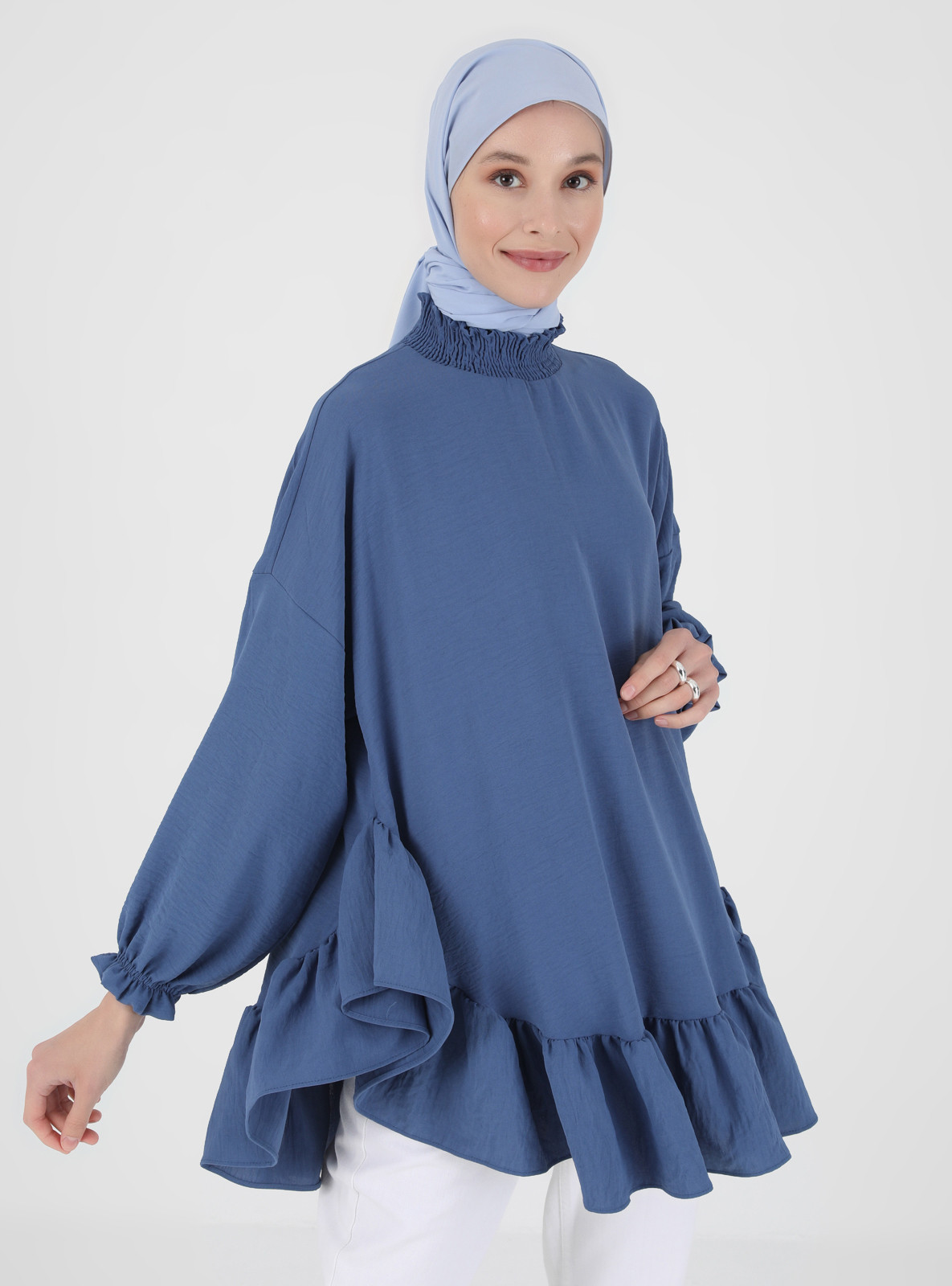 Indigo - Polo neck - Tunic | Modanisa (US)