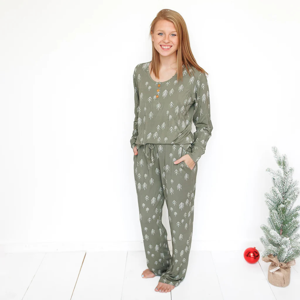 WOMEN'S PAJAMA SET- Trees | millie + roo