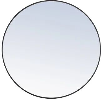 Eternity 42" Diameter Circular Beveled Metal Framed Bathroom Mirror | Build.com, Inc.