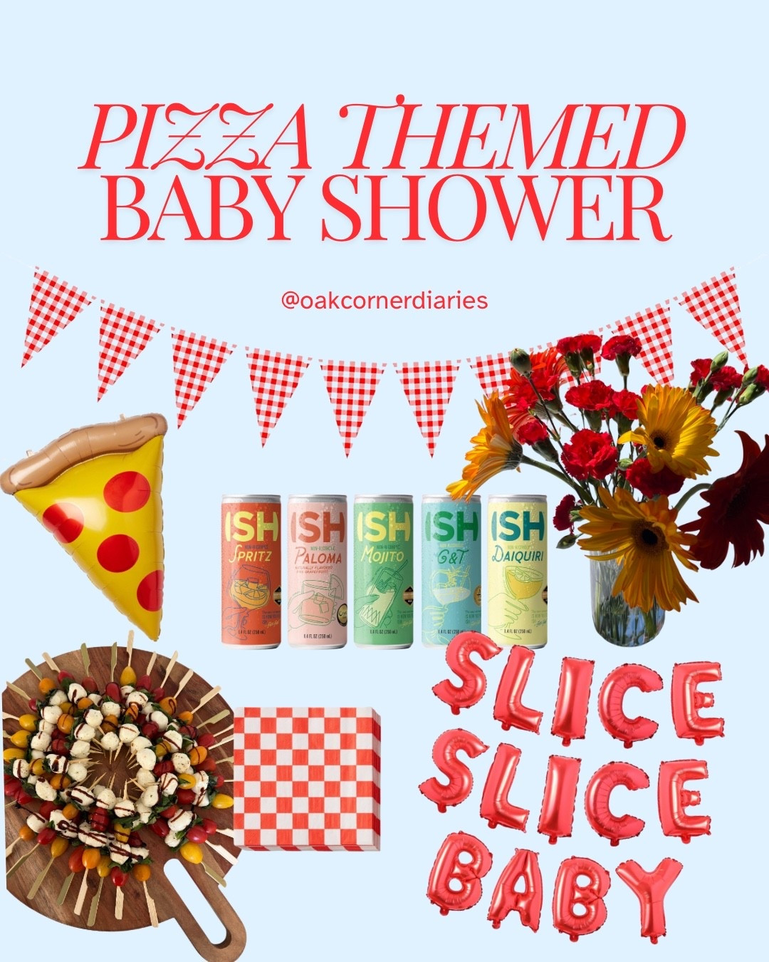 🍕✨ A slice of sweetness for the little one on the way! This pizza-themed baby shower was full of cheesy smiles, playful details, and decor that felt both festive and cozy. From red-gingham accents to DIY “pizza my heart” signage, every detail was deliciously cute. Tap to shop all the party finds—from tableware to favors—and save these ideas for your next baby shower or birthday party!

#LTKParties #LTKBaby #LTKBump