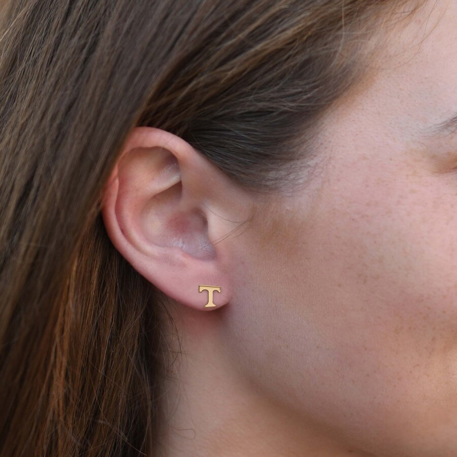 Tennessee Volunteers Women's Gold Plated XS Post Earrings | Fanatics