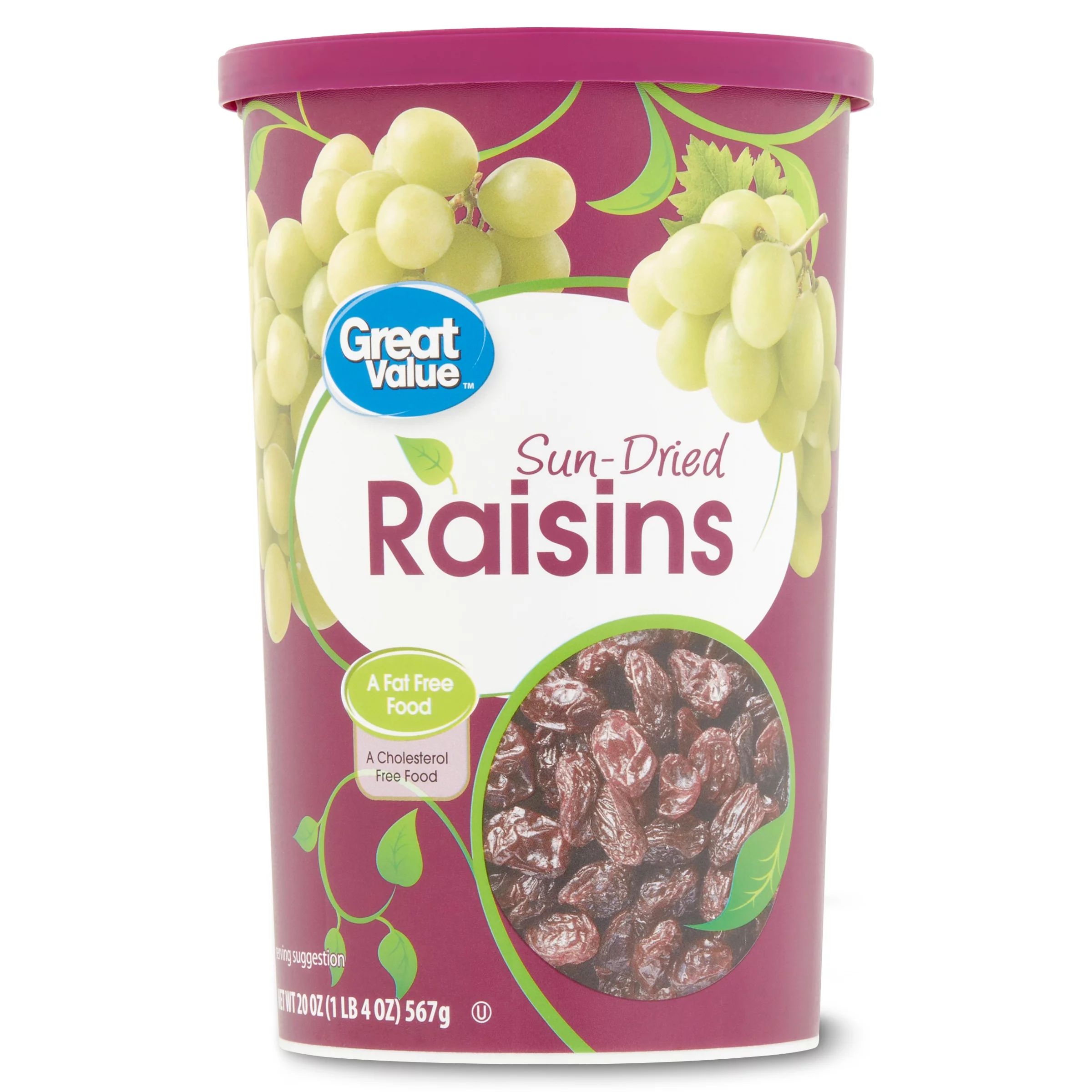 Great Value Sun-Dried Raisins, 20 oz | Walmart (US)