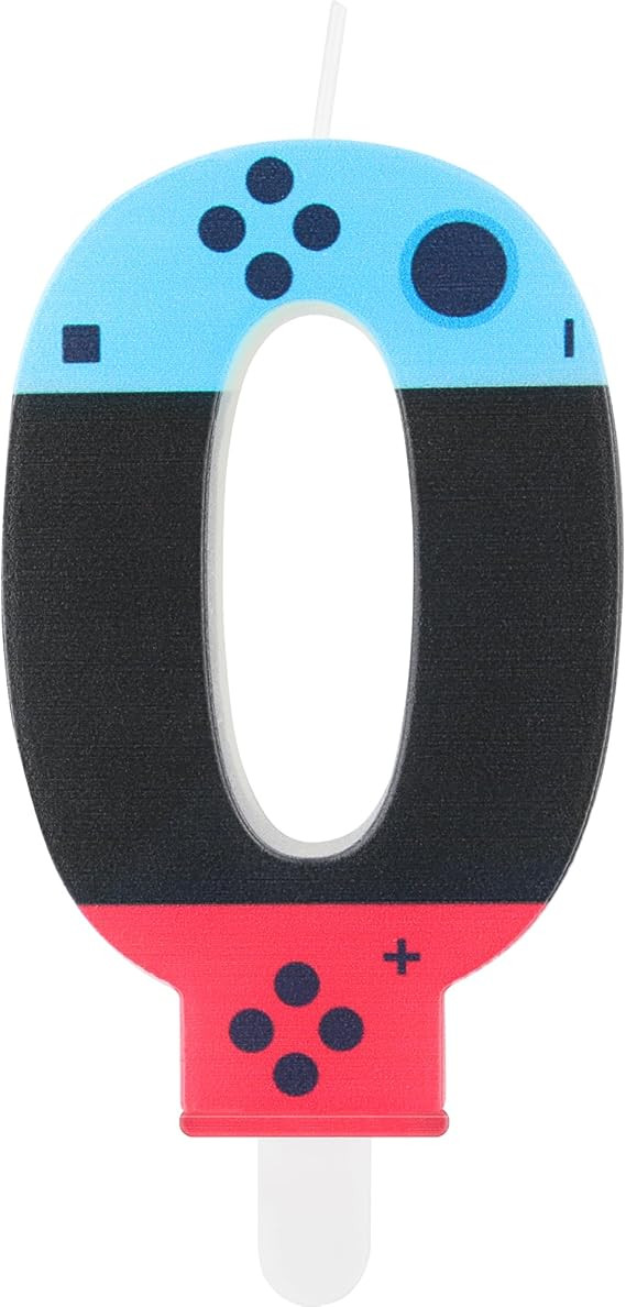 Level Birthday Candles,Level 0-9 Number Birthday Cake Candles,boy Birthday Party Decor,Game Contr... | Amazon (US)