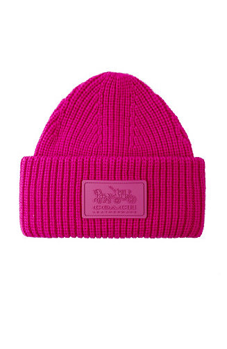 Women's Classic Ribbed Tonal Patch Cuff Beanie | Macy's