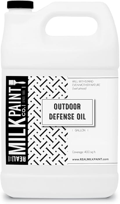 Real Milk Paint, Wood Finish for Outdoor Furniture Gallon Outdoor Defense Oil, Sealer, Protector ... | Amazon (US)