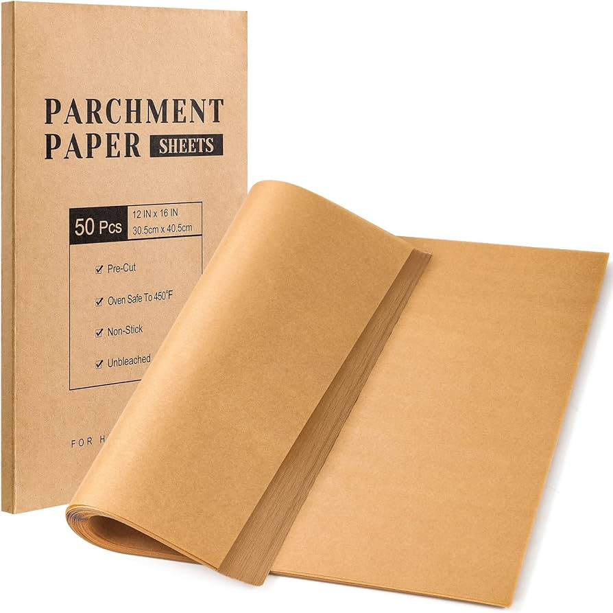 VITEVER Parchment Paper Sheets, Unbleached Parchment Baking Sheets, Precut Parchment Paper 12 x 1... | Amazon (US)