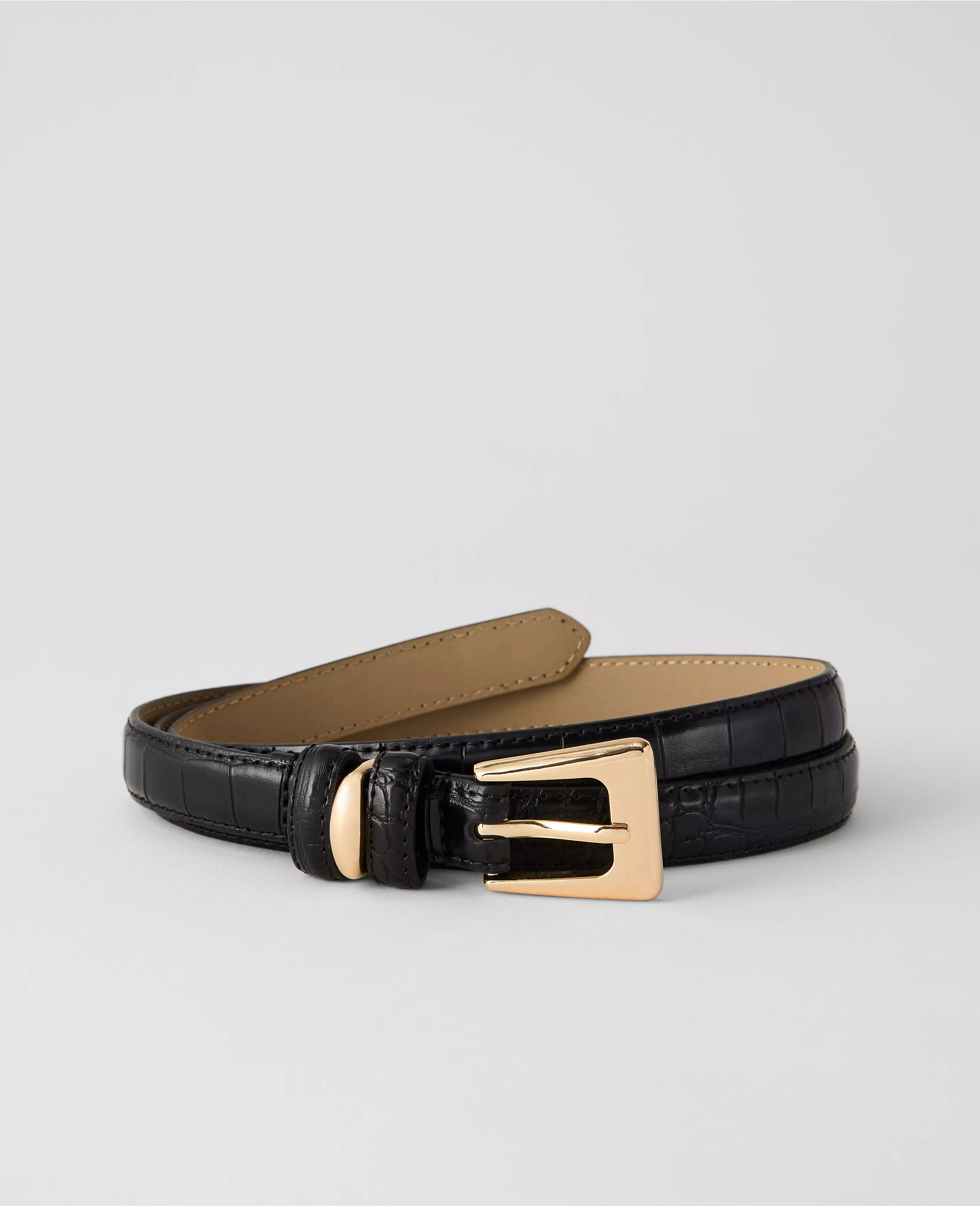 Sculpted Buckle Belt | Ann Taylor