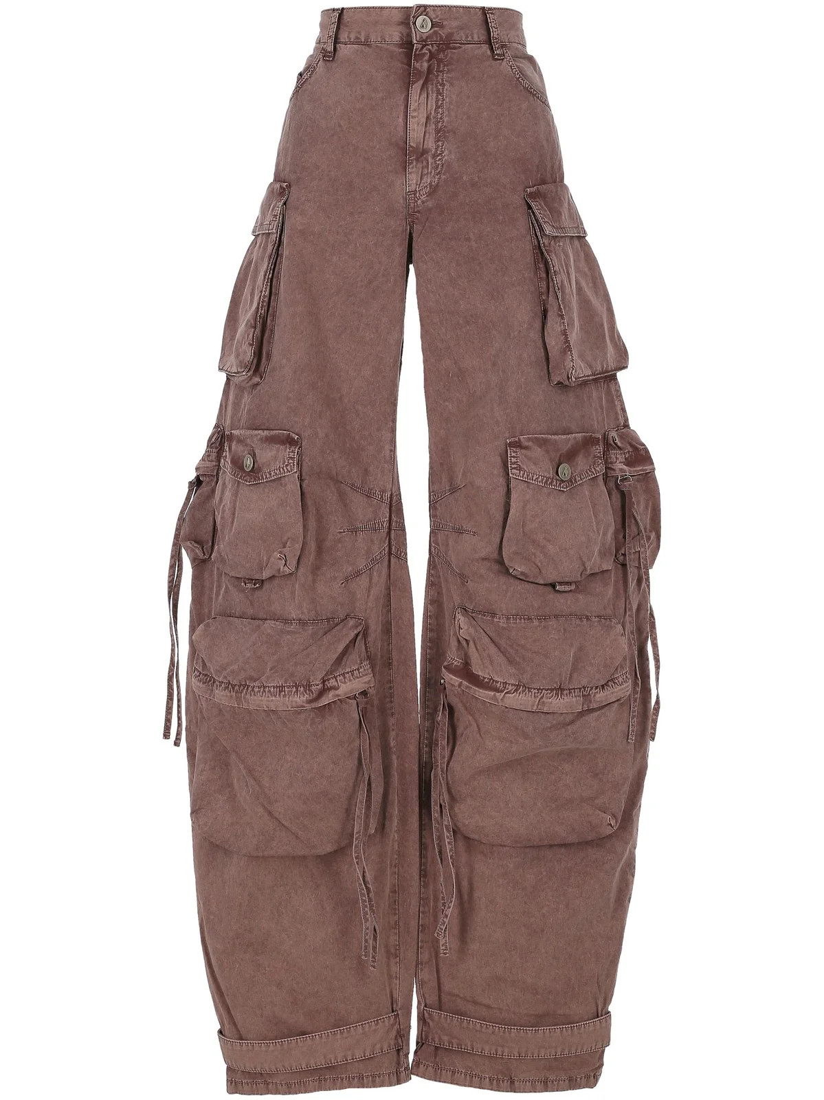 The Attico Fern Washed Long Pants | Cettire Global