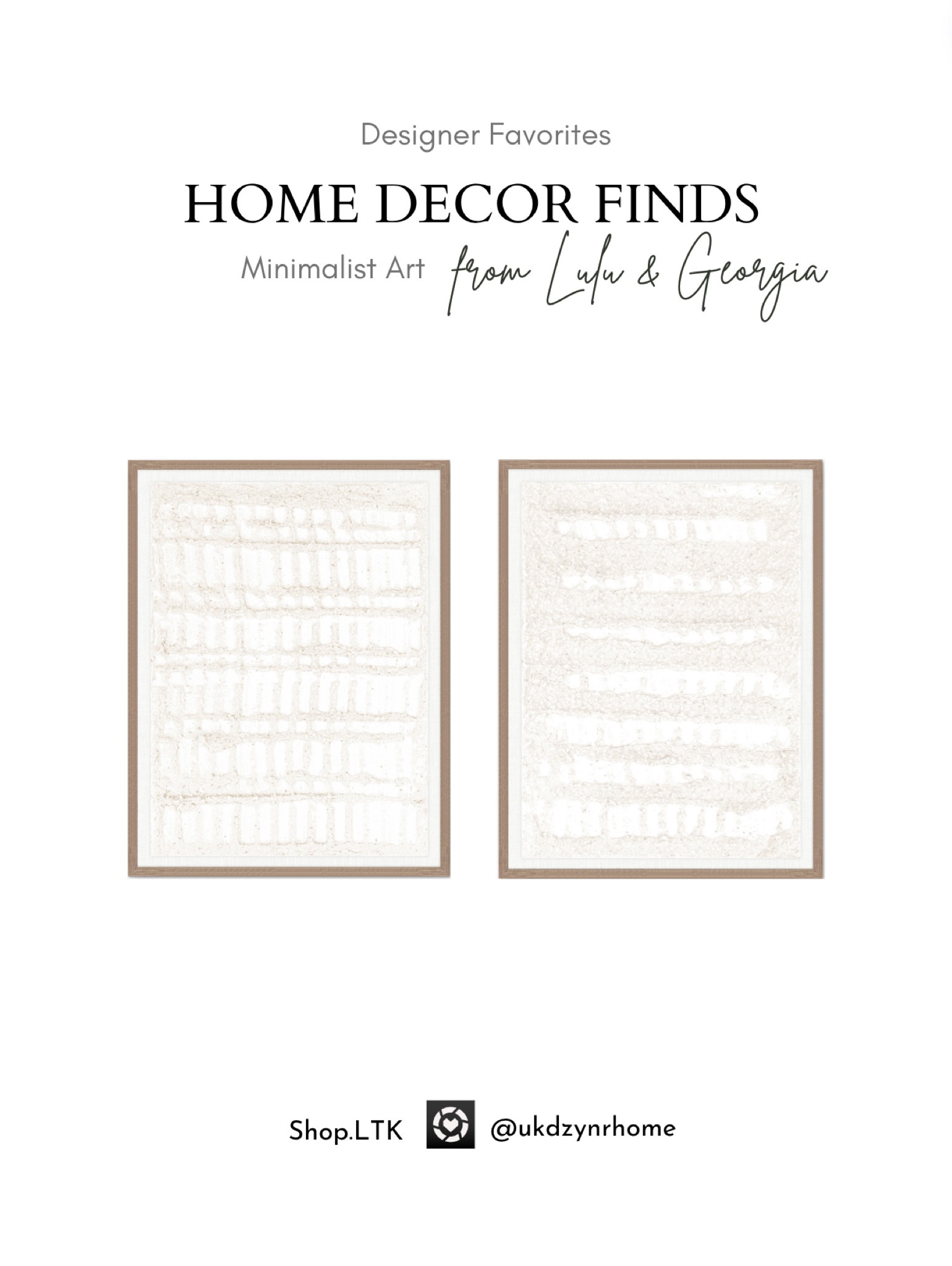 Minimalist Art from Lulu & Georgia


#LTKhome