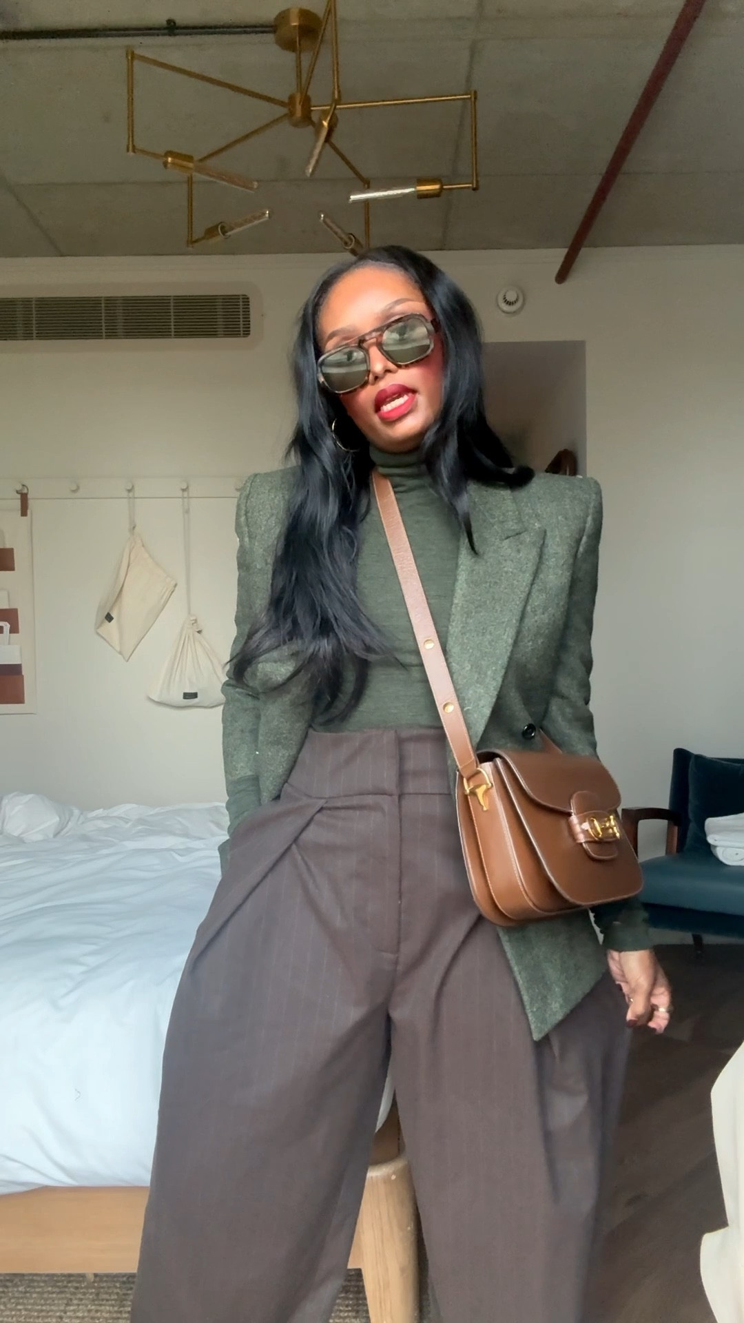 The perfect wide leg pinstripe trousers 

#LTKWorkwear #LTKootd #LTKFindsUnder100