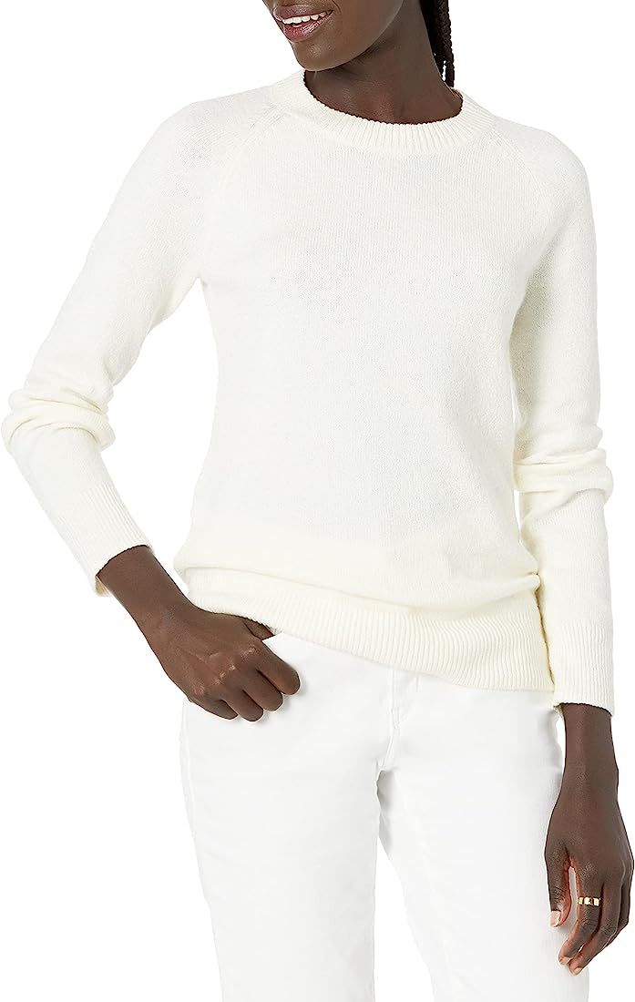 Amazon Essentials Women's Classic-Fit Soft Touch Long-Sleeve Crewneck Sweater (Available in Plus Siz | Amazon (US)