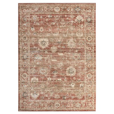 allen + roth 8 X 10 (ft) Rust Indoor Area Rug | Lowe's