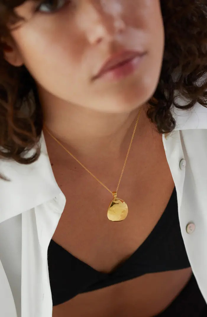 Deia Pebble Locket Necklace | Nordstrom