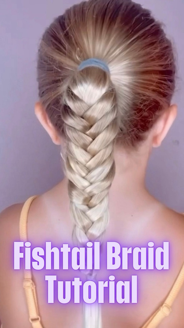 FISHTAIL BRAID TUTORIAL  🩷 I’m always asked about this particular braided hairstyle. I always thought this one was so difficult to do, but I promise it’s very easy. How to do a fishtail braid! Excited to share with you my favorite hair products. Law free to follow us for our daily hairstyles. ￼￼