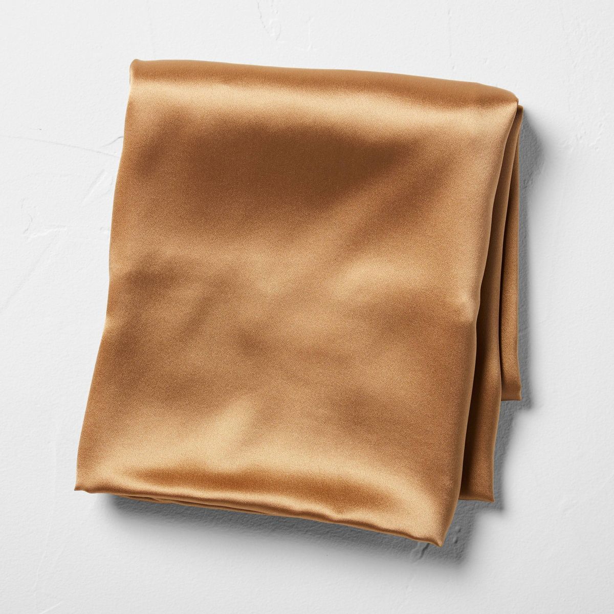 Standard Solid Silk Pillowcase Warm Brown - Casaluna™ | Target