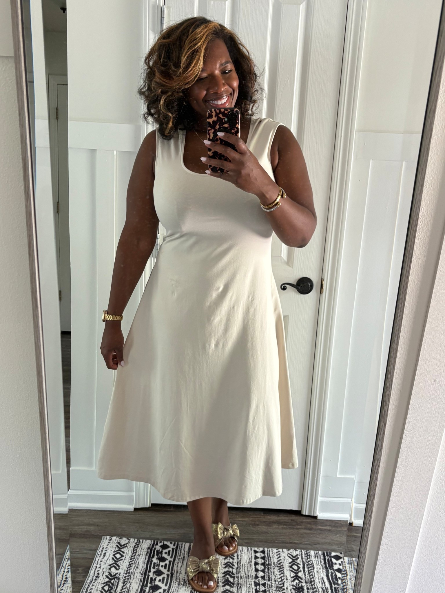 Old Navy summer a line dress for work, date or play

#LTKFindsUnder100 #LTKStyleTip #LTKMidsize