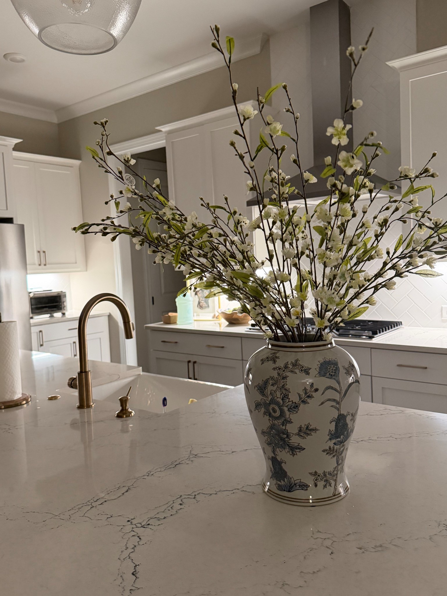 new kitchen decor 

original vase is from home goods and stems are from hobby lobby 

#LTKFindsUnder100 #LTKHome