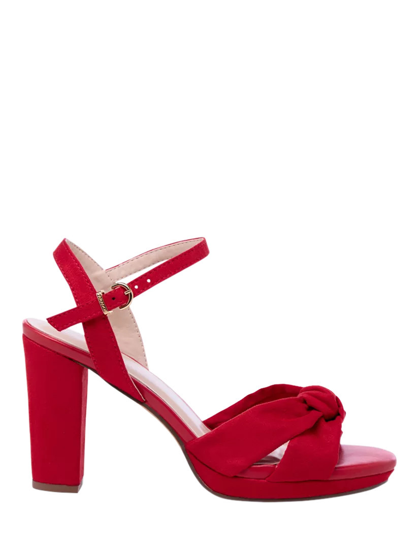 Paradox London Lani Block Heel Platform Sandals, Emerald Green | John Lewis (UK)