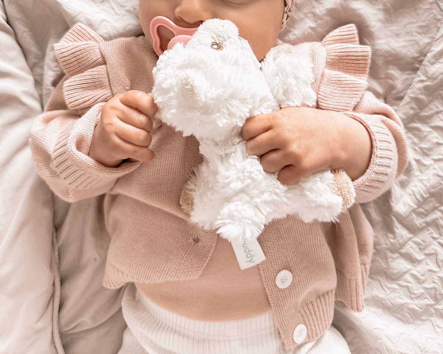 Our favorite paci holder🤍

#LTKfamily #LTKbaby #LTKkids