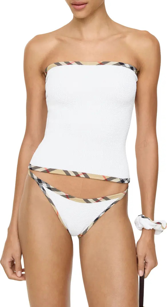 Devyn 2-in-1 Swim Skirt/Tube Top & Matching Scrunchie Set | Nordstrom