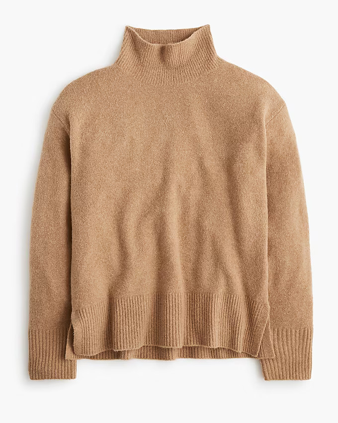 Mockneck sweater in extra-soft yarn | J.Crew Factory