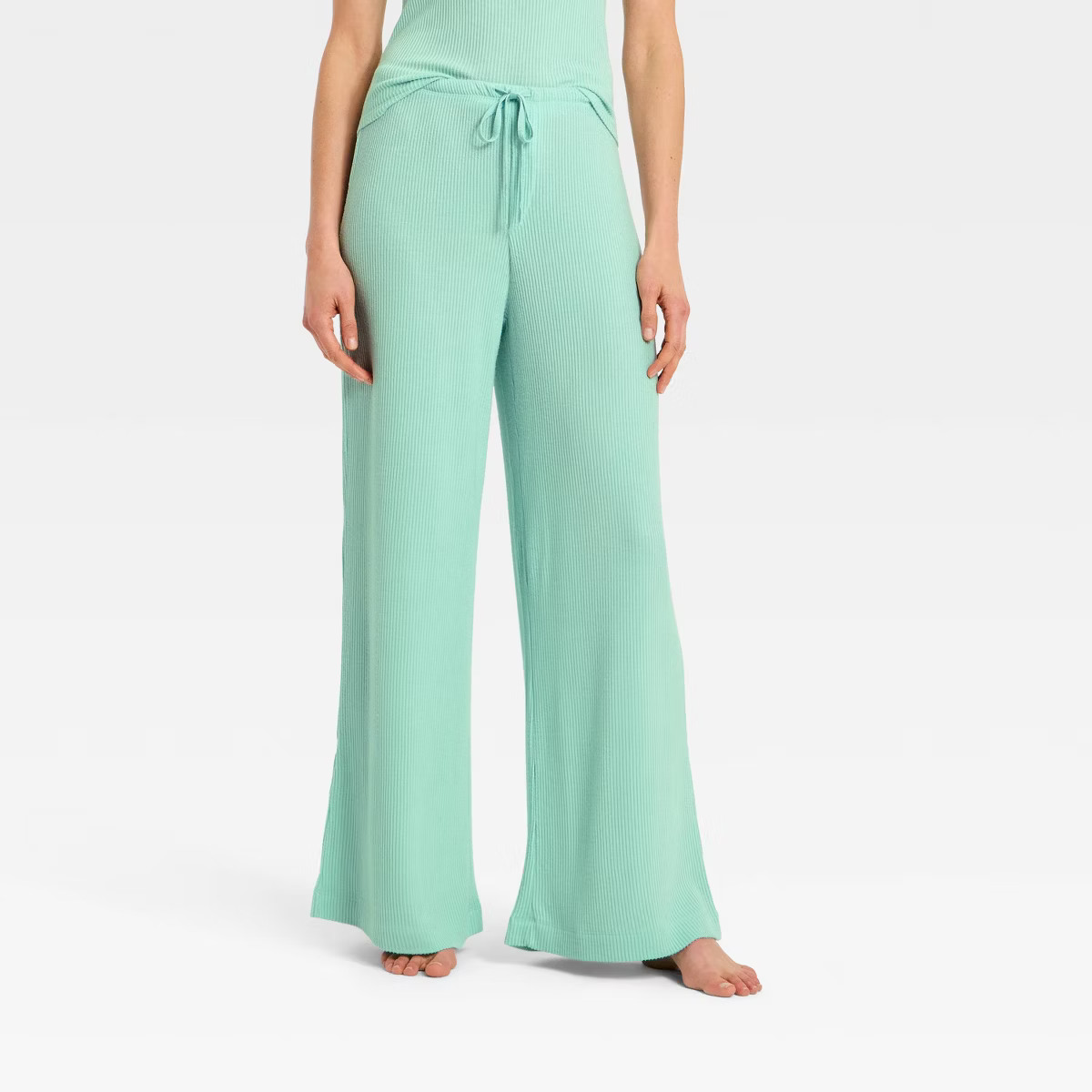 Women's Cozy Ribbed Wide Leg Pants - Auden™ | Target