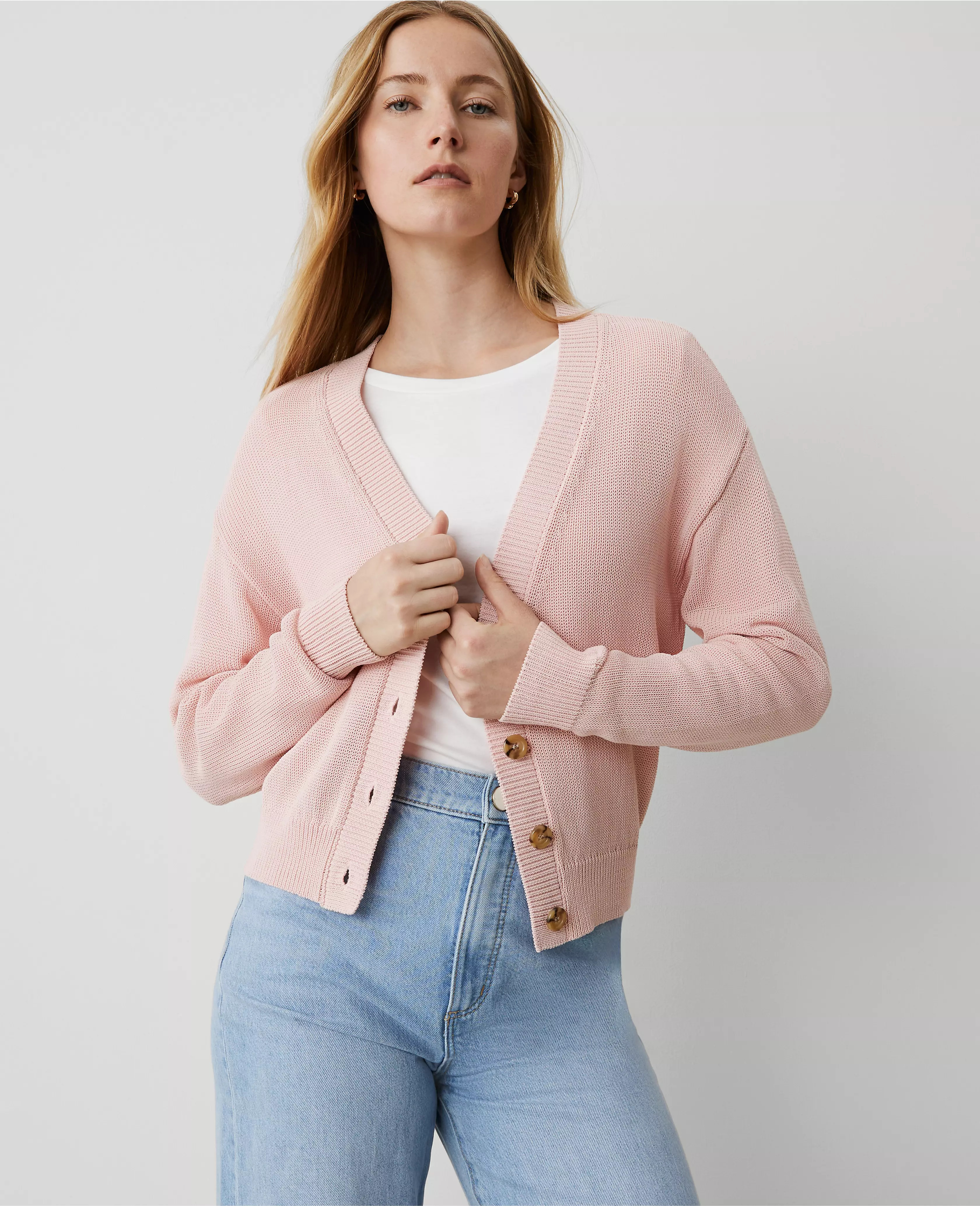 Weekend Collection Wedge Cardigan | Ann Taylor