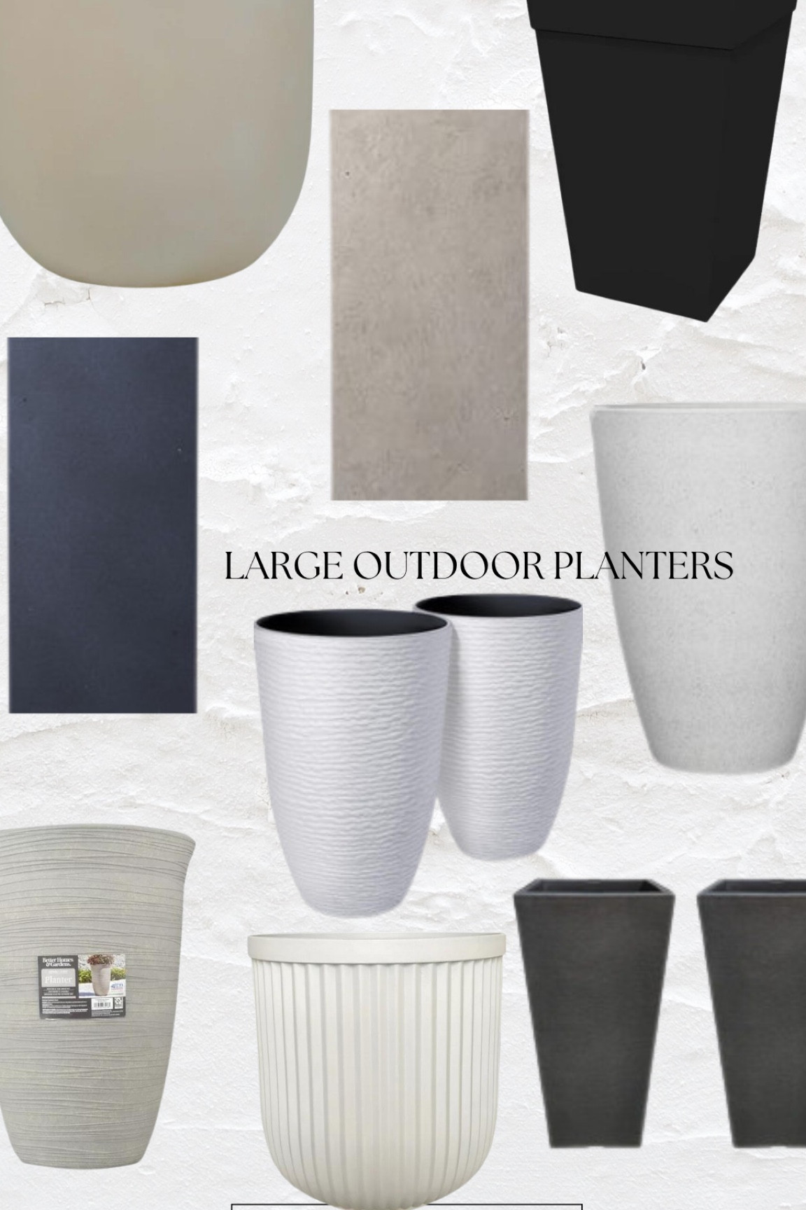 Spring planters, large outdoor planters, pots, plant pots 

#LTKhome