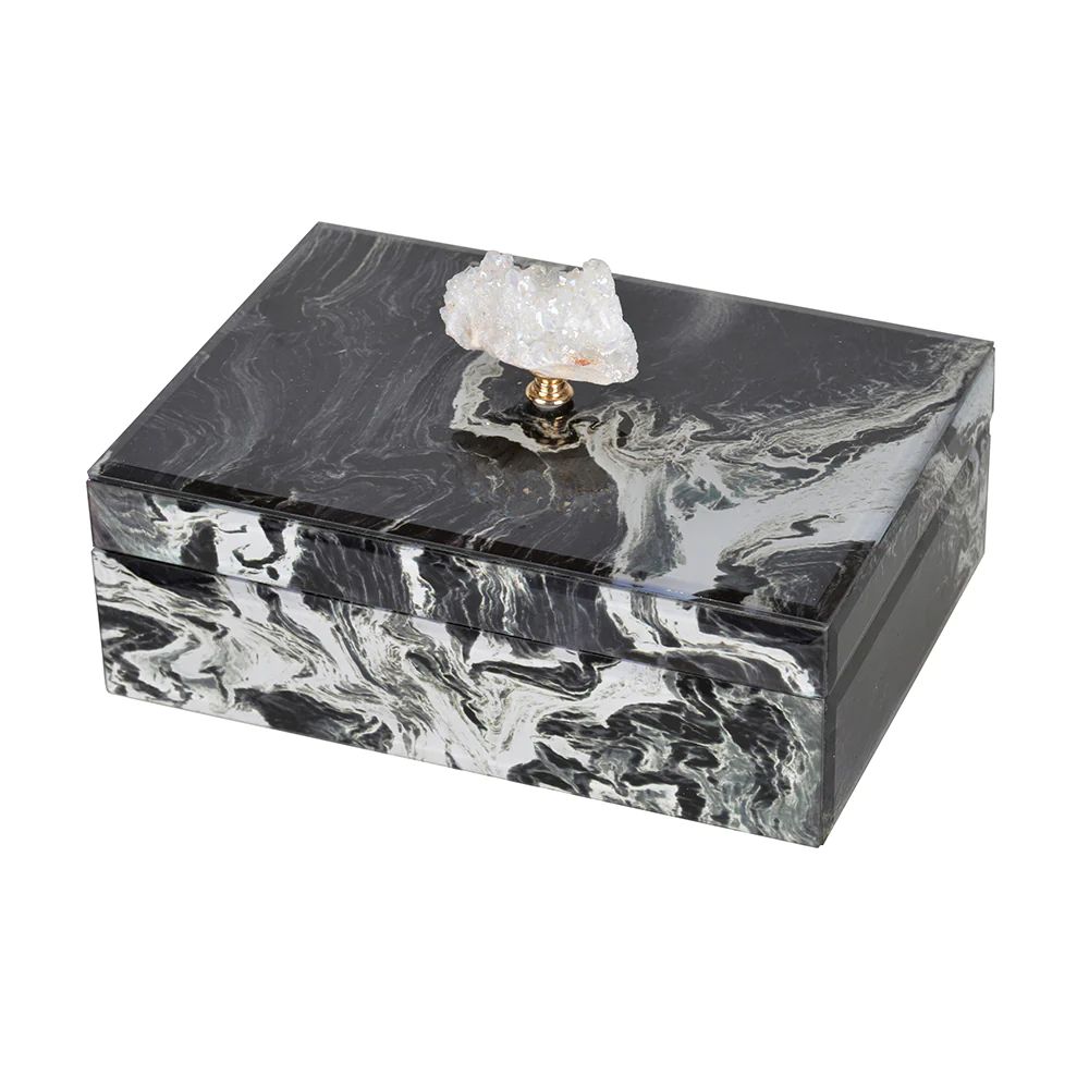 Marbled Jewelry Box | Modern Locke
