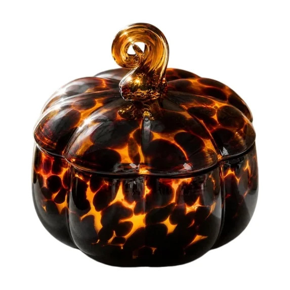 Pumpkin Shaped Candles Scented 3 Wick Confetti Glass Jar Candle for Halloween Thanksgiving Fall D... | Walmart (US)