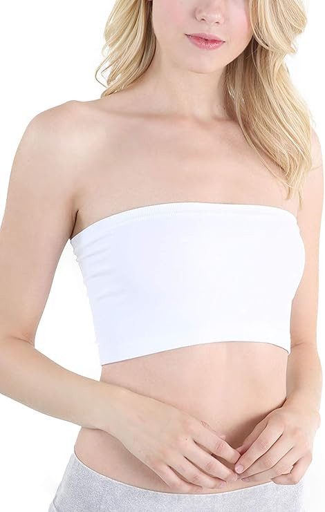 NIKIBIKI Women Seamless Basic Bandeau, Made in U.S.A, One Size | Amazon (US)