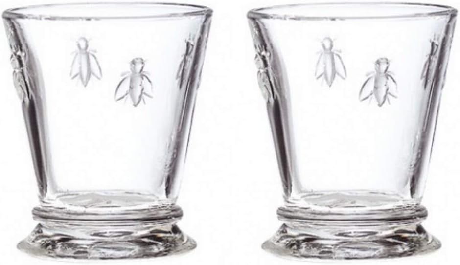La Rochere 10oz Glass Tumbler Set of 2 – Napoleon Bee clear stemless glass – Ideal for Cockta... | Amazon (US)