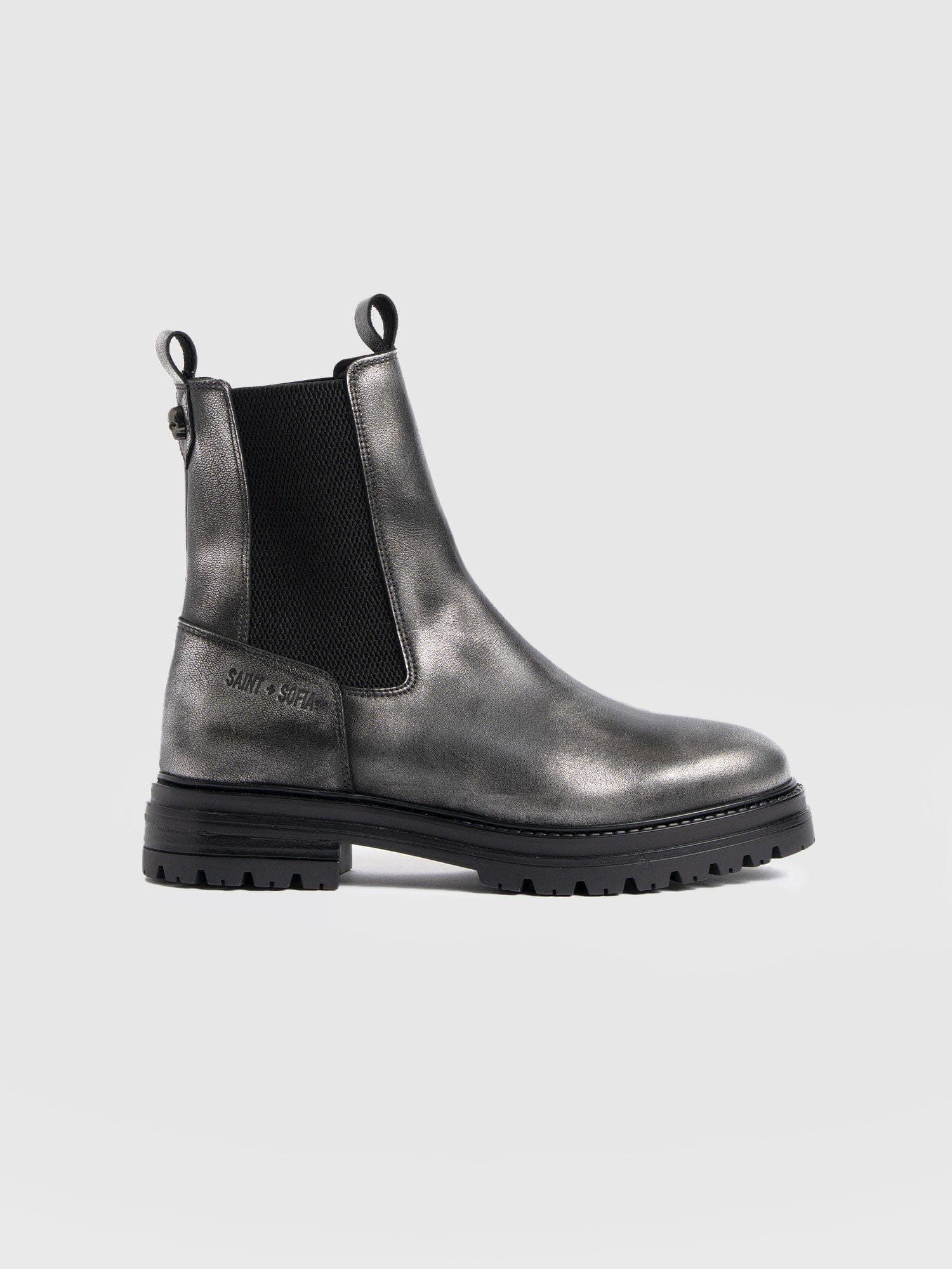 Carnaby Chelsea Boot - Gunmetal | Saint + Sofia