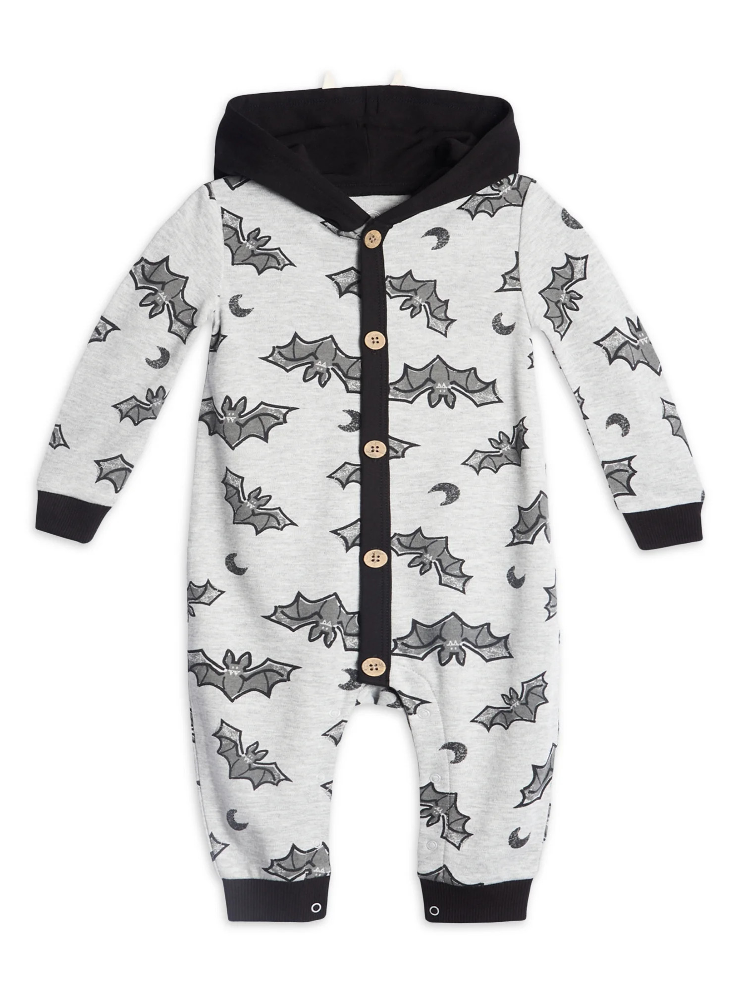 Wonder Nation Baby Boys or Girls Halloween Romper, Sizes 0/3M-24M | Walmart (US)