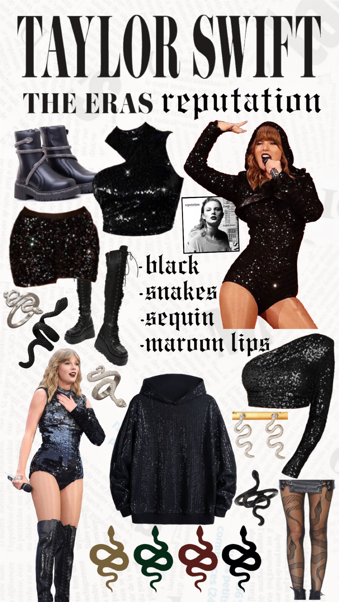 Taylor Swift Reputation Era - The Eras Tour 

#LTKbrasil #LTKstyletip #LTKGiftGuide