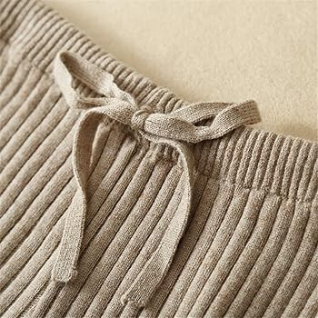 SANGTREE Women's Knitted Wide Leg Pants | Amazon (US)