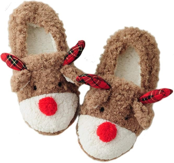 Women's Cute Animal Bedroom Slippers Ladies House Office Slippers | Amazon (US)