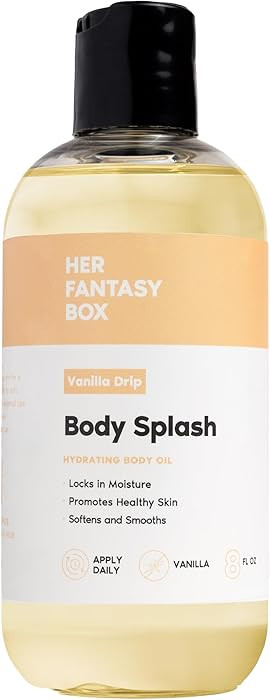 Her Fantasy Box | Body Splash Vanilla Drip Fragrance Oil – Warm Vanilla Sugar Scent with Creamy... | Amazon (US)