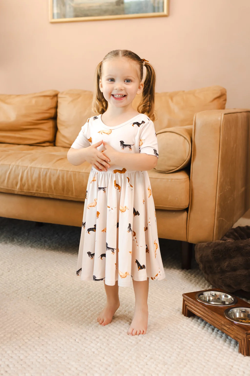 Twirl Dress in Dachshund | Kyte Baby