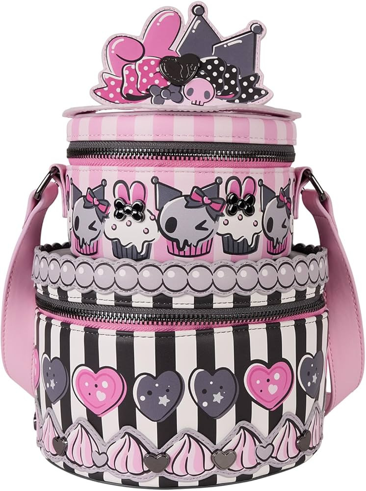 Loungefly Sanrio My Melody and Kuromi Figural Crossbody Bag | Amazon (US)