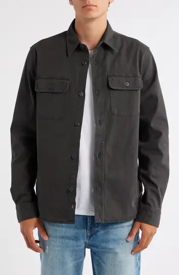 Faherty Comfort Twill Shirt Jacket | Nordstrom | Nordstrom