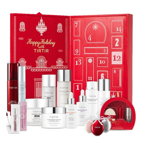 TIRTIR Advent Calendar 2024 | 16 Days of Holiday Gift Set for Women, Skincare and Makeup Set, Stocking Stuffers, Skincare & Cosmetic Christmas Gift for Her, 2024 Limited Edition | Amazon (US)