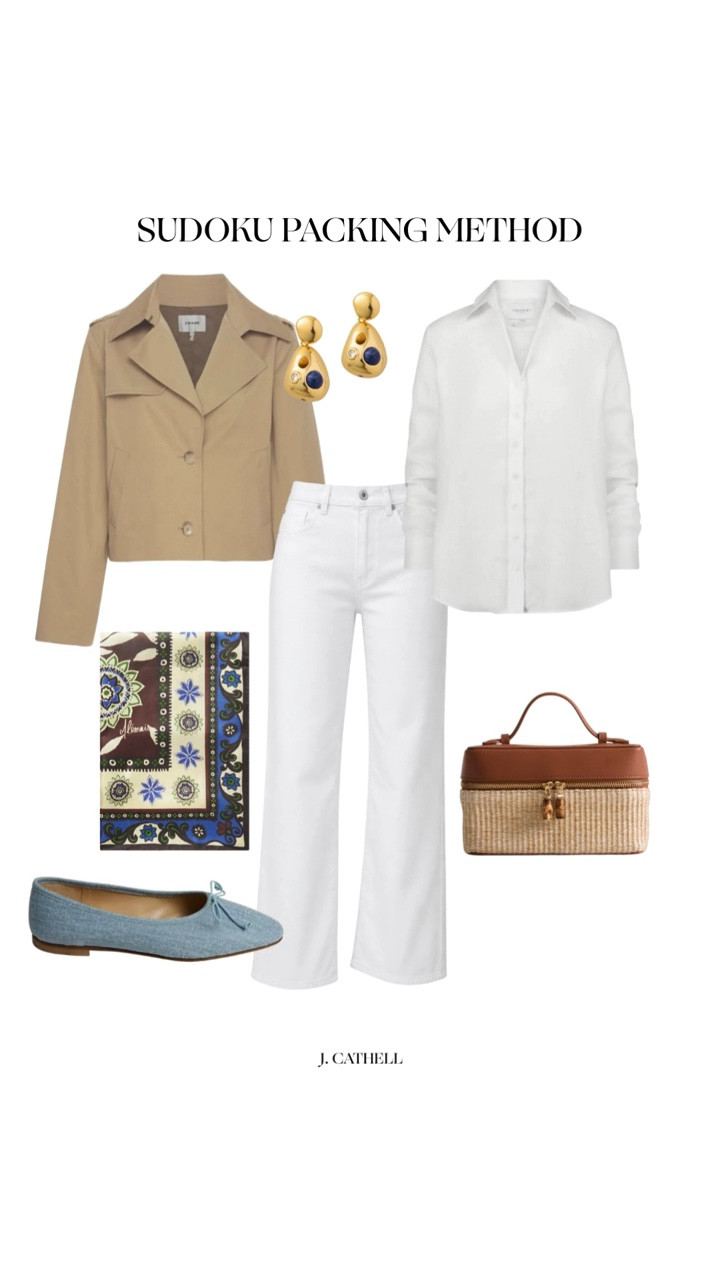The packing method that actually works ✈️✨

If you’ve ever overpacked and still felt like you had nothing to wear… this is for you. The *sudoku packing method* is all about a simple 3x3 grid—3 tops, 3 bottoms, 3 layers—where every piece works with every other piece. The result? Effortless outfits every time (and way less in your suitcase).

It’s not just packing lighter—it’s packing smarter. Save this for your next trip and tap to shop the pieces I’d build my grid with. 🤍#PackingTips #CapsuleWardrobe #TravelStyle #OutfitPlanning #LTKFinds
 

 

#LTKTravel #LTKootd #LTKOver40 #LTKTravel