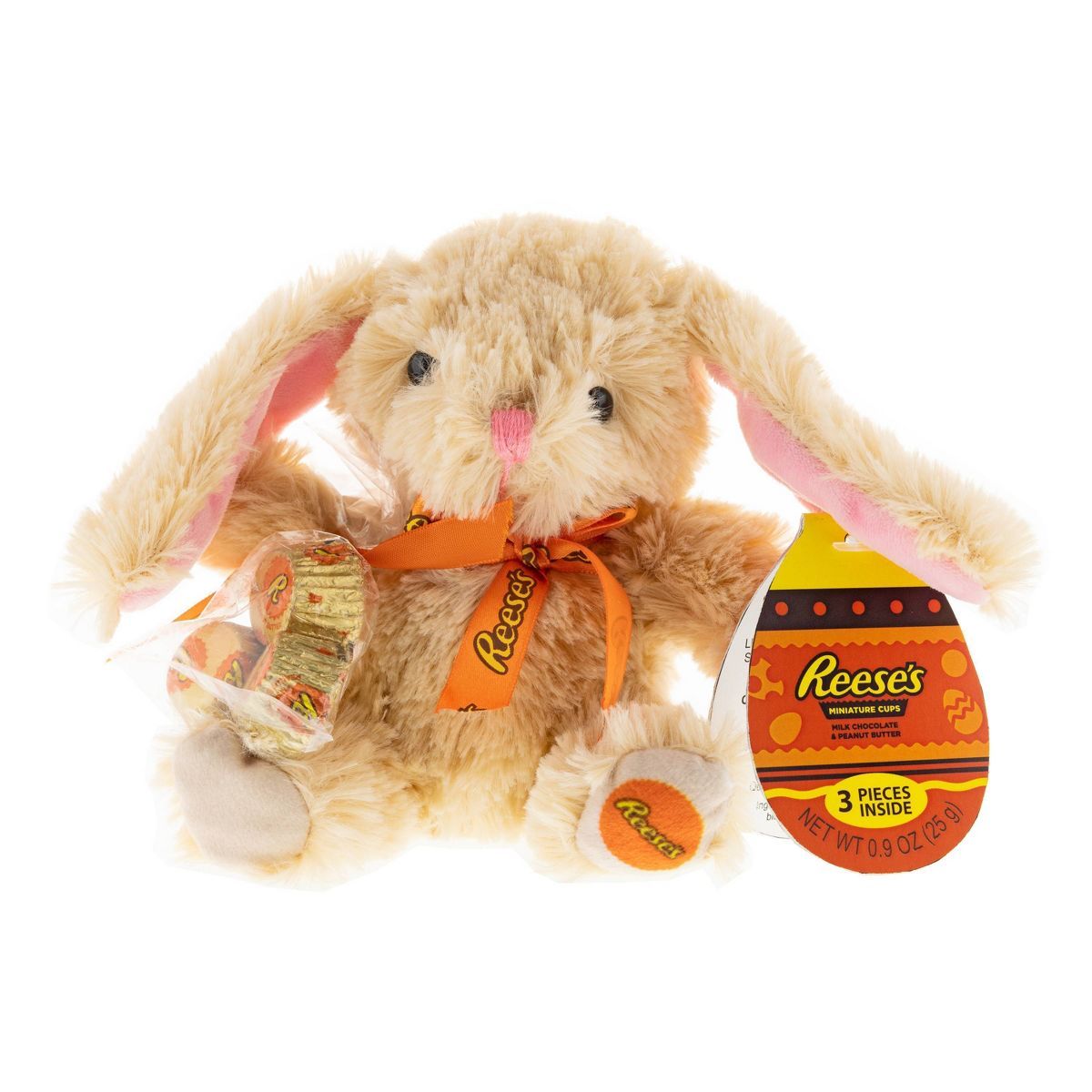 Hershey's Reese's Easter Long Ear Bunny Plush with Reese's Cups - 0.9oz | Target