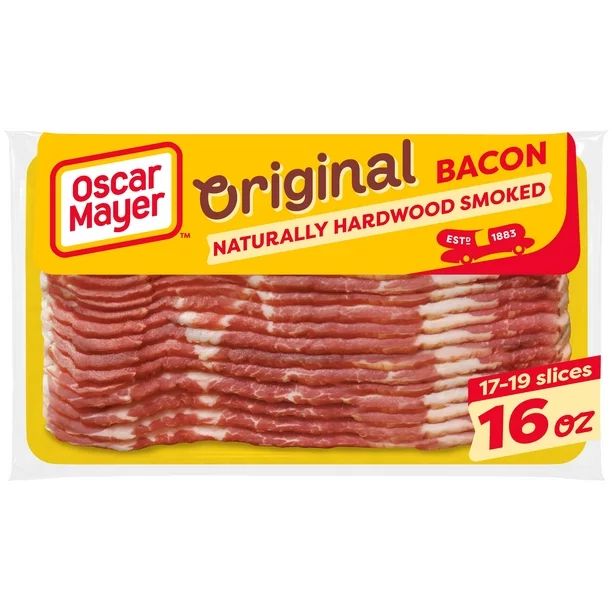 Oscar Mayer Original Bacon Naturally Hardwood Smoked, 16 oz Pack | Walmart (US)