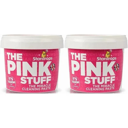 The Pink Stuff Miracle Cleaning Paste 2 pack, 500g Each – Natural Pink Paste Cleaner – All-Purpose Cleaner, Vegan | Walmart (US)