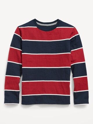 Softest Long-Sleeve Striped T-Shirt for Boys | Old Navy (US)