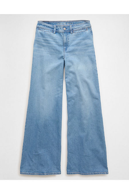 AE Stretch Mariner Jean Women's Faded Light 00 Short | American Eagle Outfitters (US & CA)